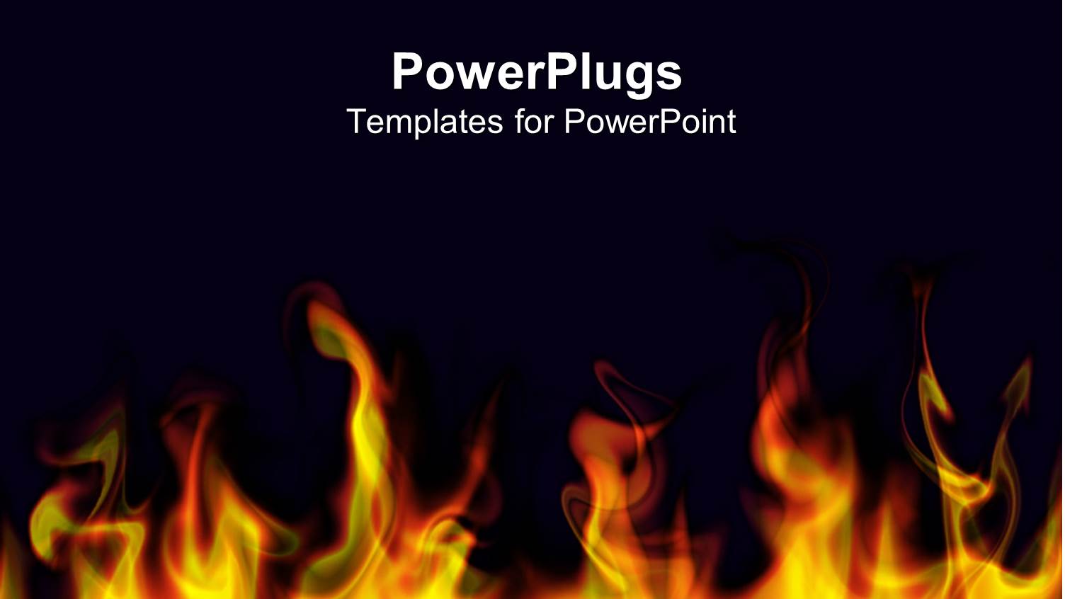 Flames Bottom Black Background