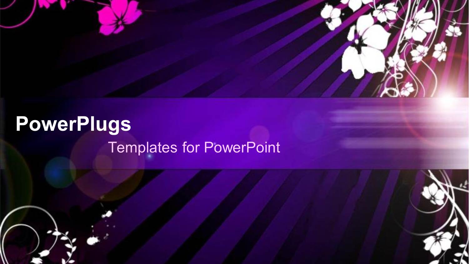 a Floral Background with a Place for Text