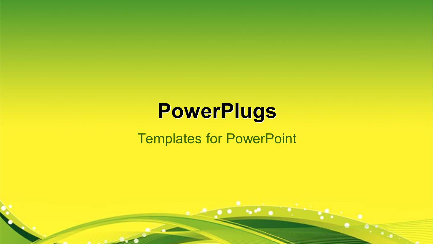 Flow Background with Yellow-Green Waves and Blend Effects