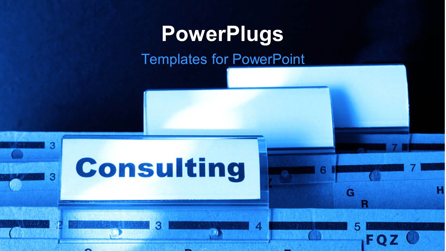 Folders with a Text that Spells Out the Word 