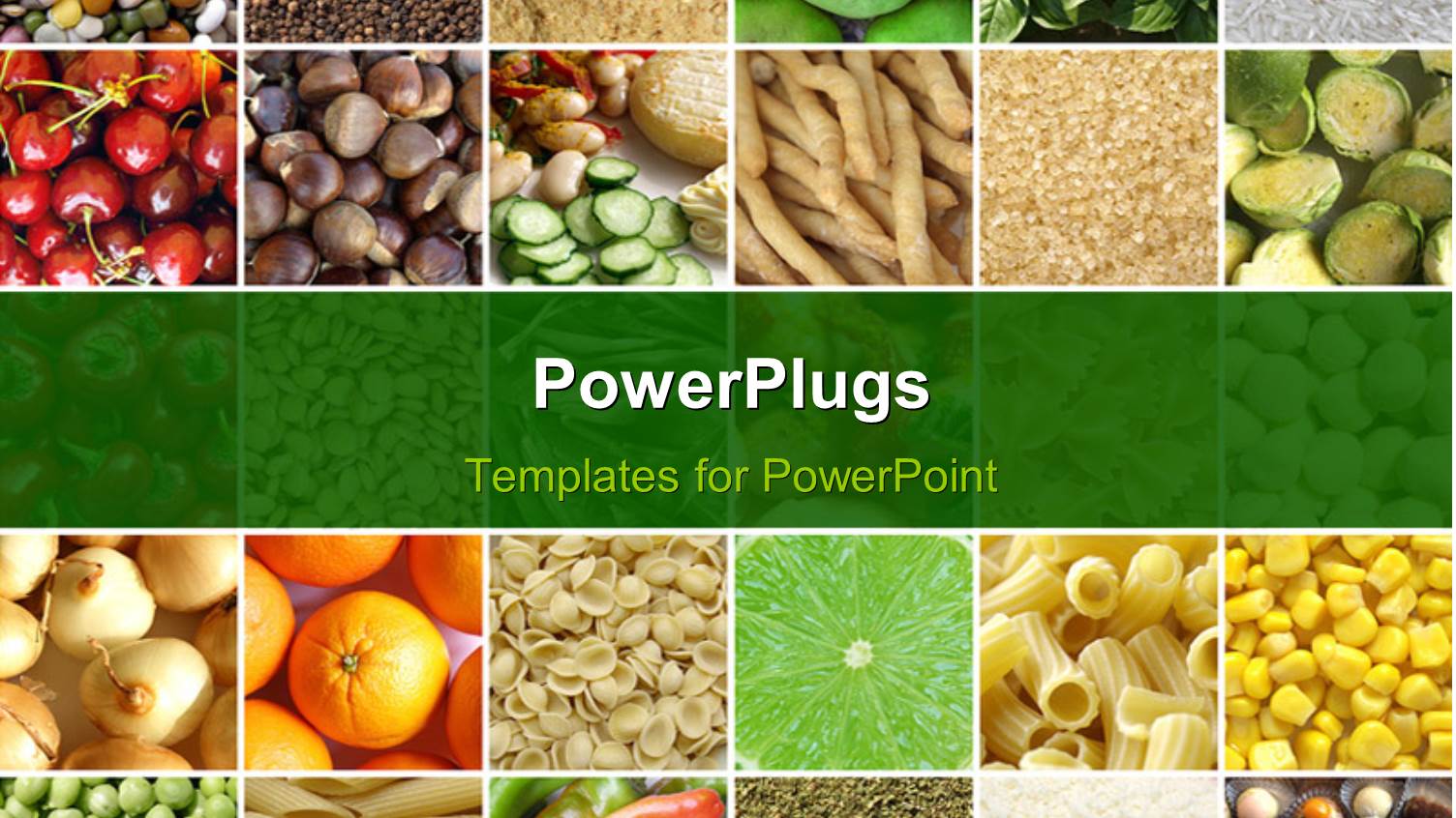 Food Collage Including Fresh Vegetables and Fruits Depicting Health Concept