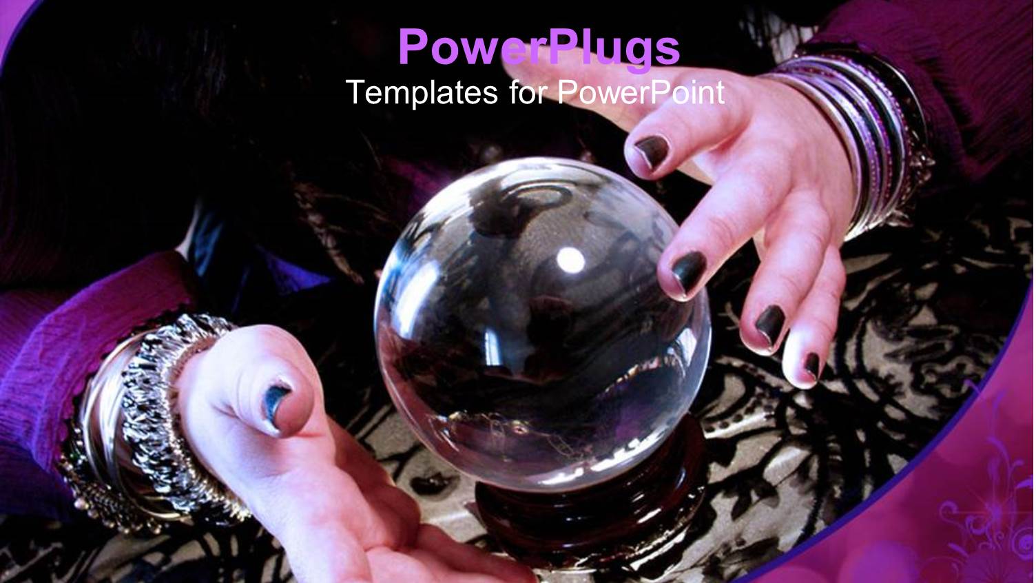 Fortune Teller Seeks Answer in Transparent Globe