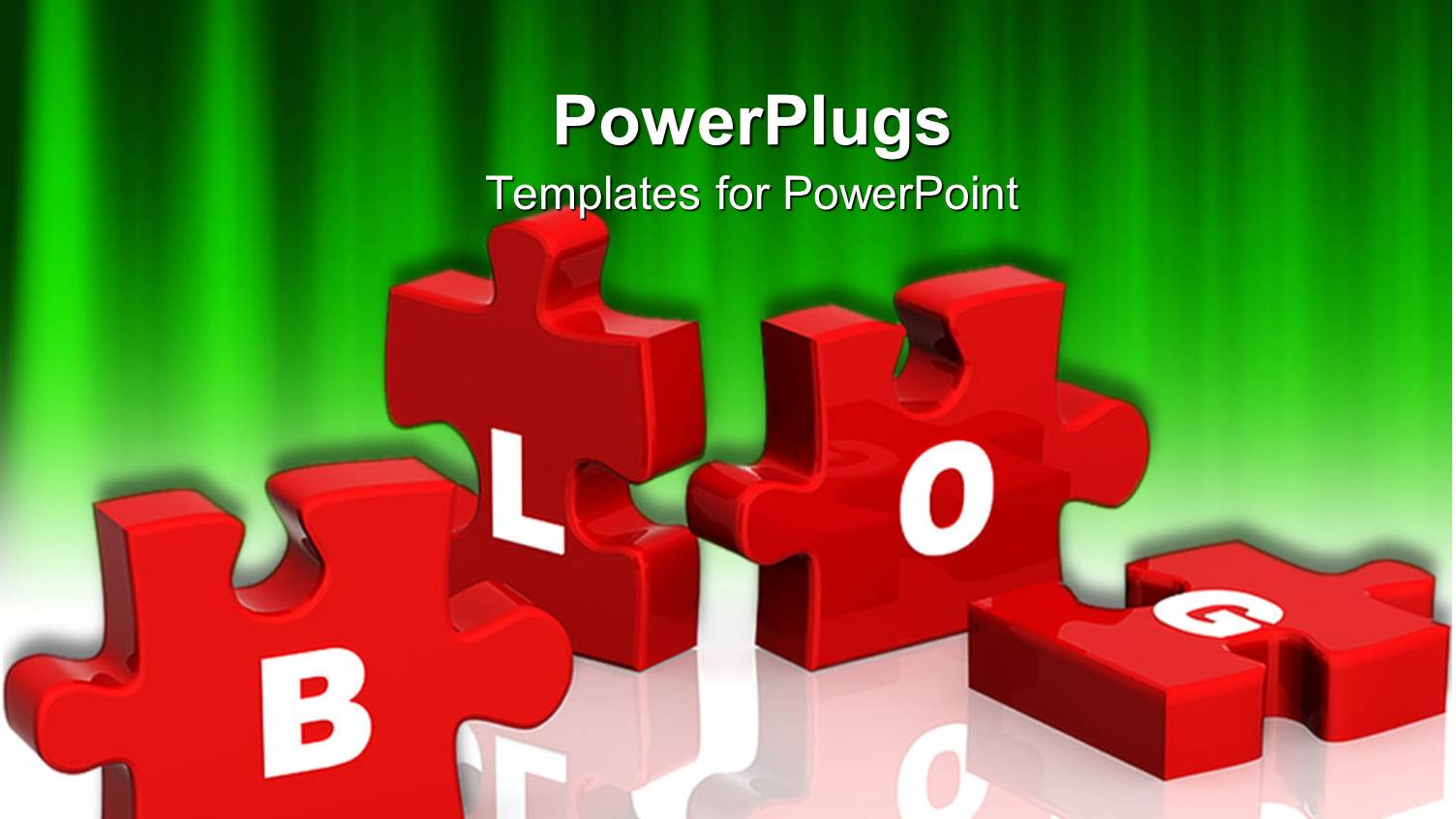 Four 3D Puzzles with a Text that Spells Out the Word 