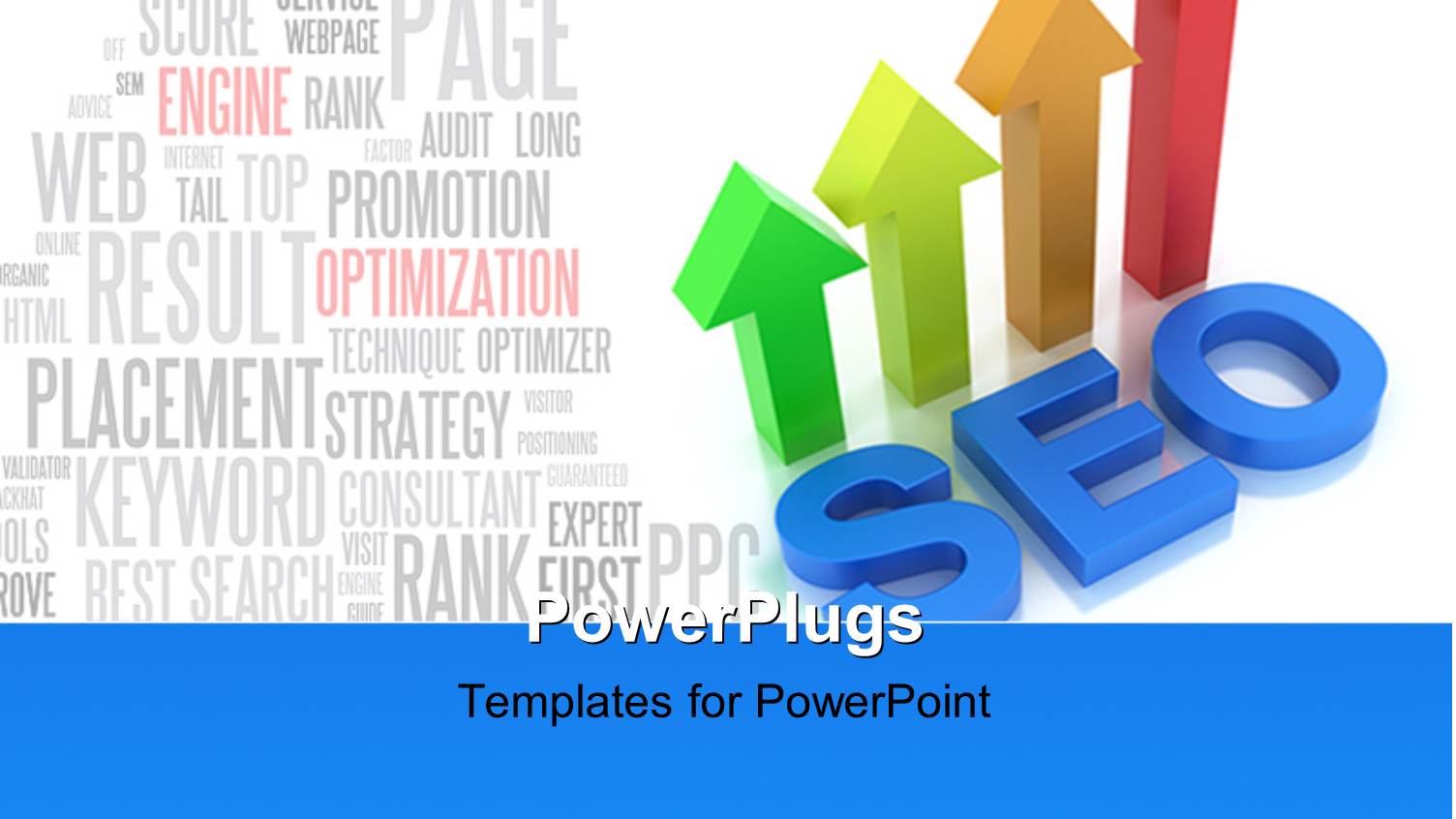 Four Arrows and a Text Tht Spells Out the Word 