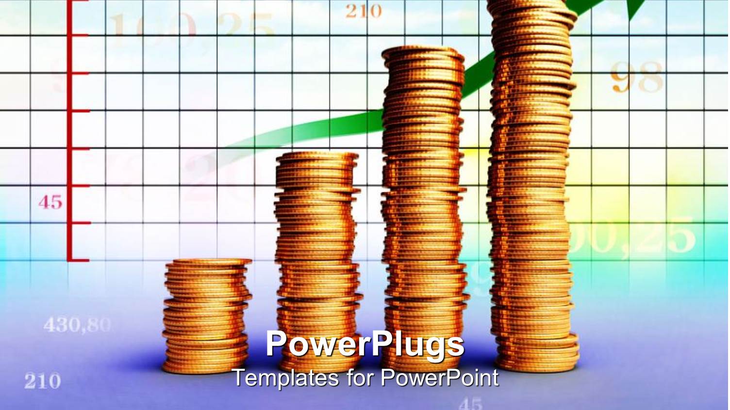 Four Ascending Stacks of Cold Coins and a Graph