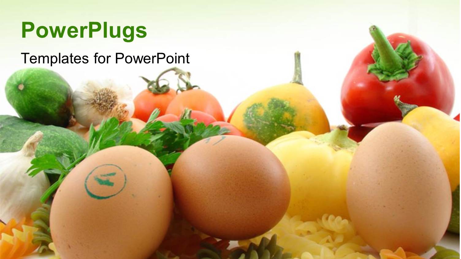 Fresh and Healthy Food and Vegetables Over Green Background