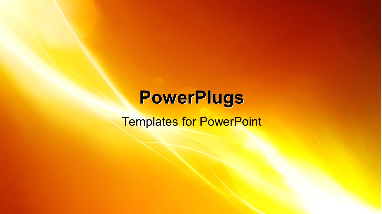 Futuristic Glowing Waves with Yellow and Brown Gradient