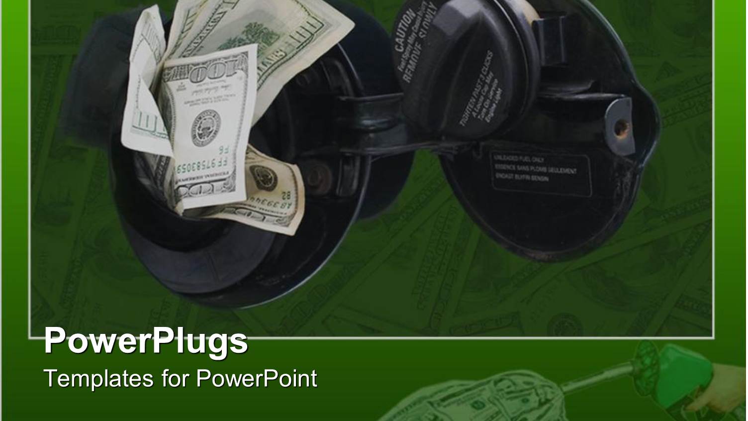 a Gasoline Tank with a Number of Dollars