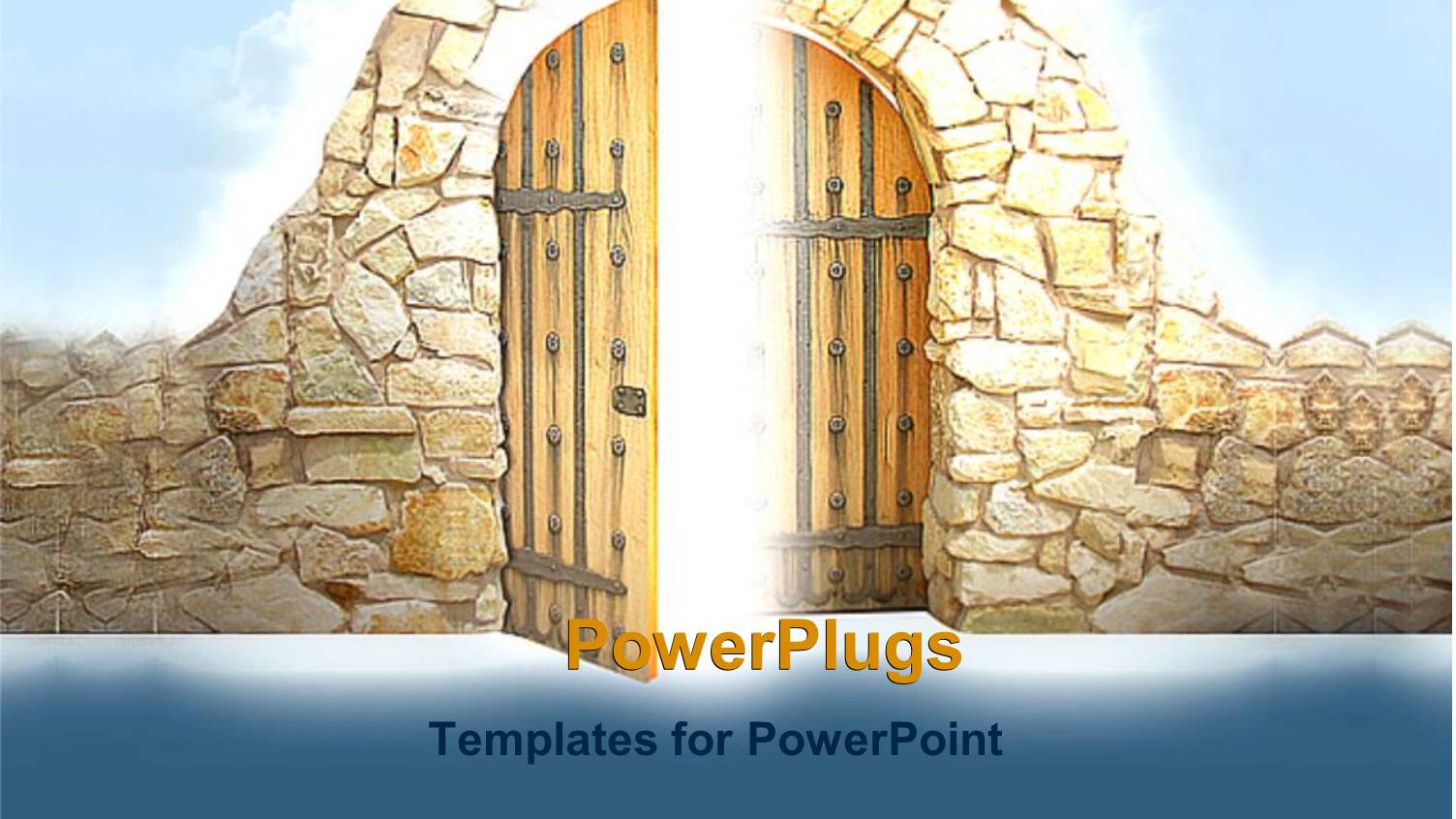 Gates to Heaven Old Fashioned Doors Opportunity Window Success as a Metaphor