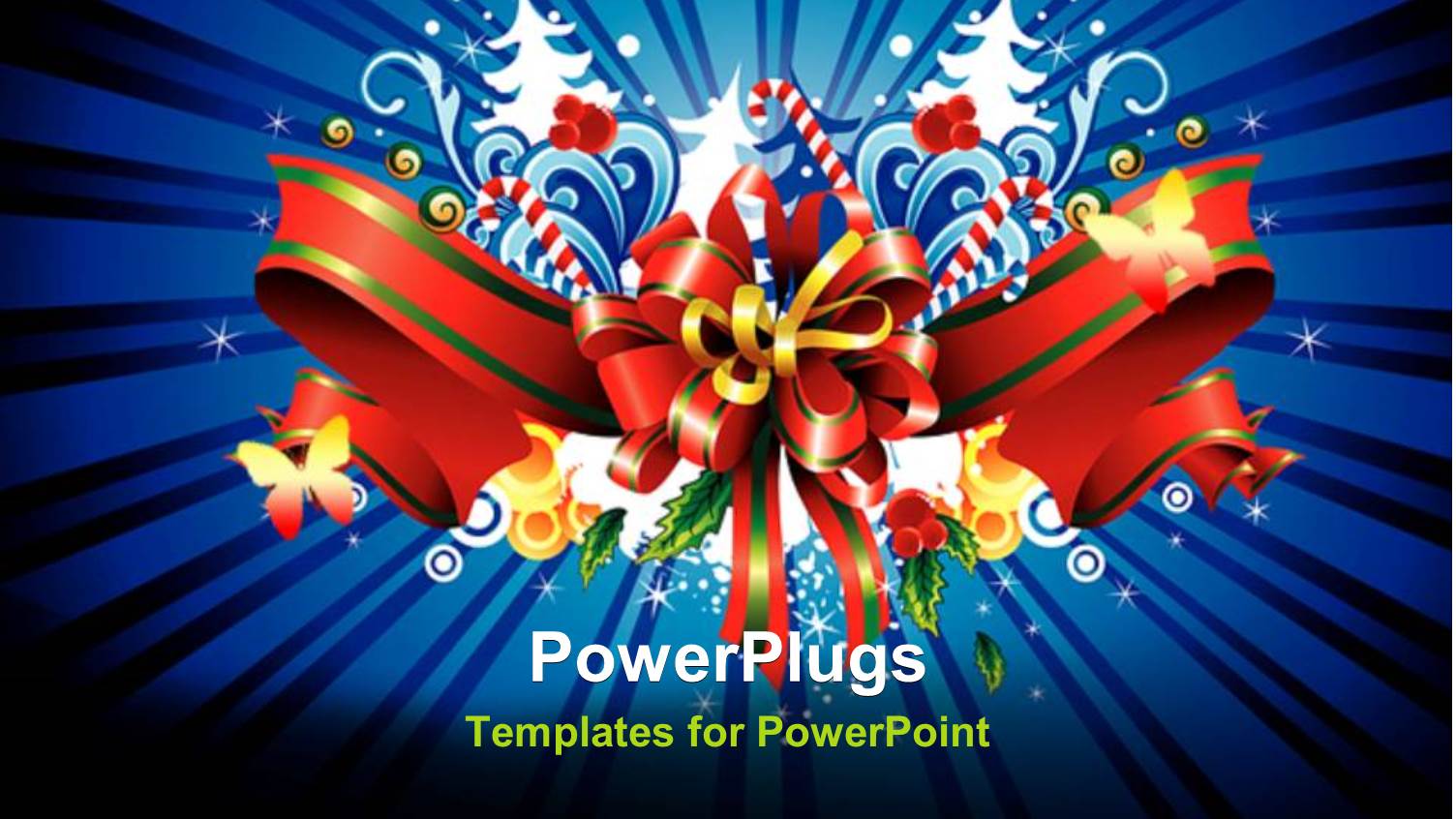 a Gift Hamper Material with Bluish Background