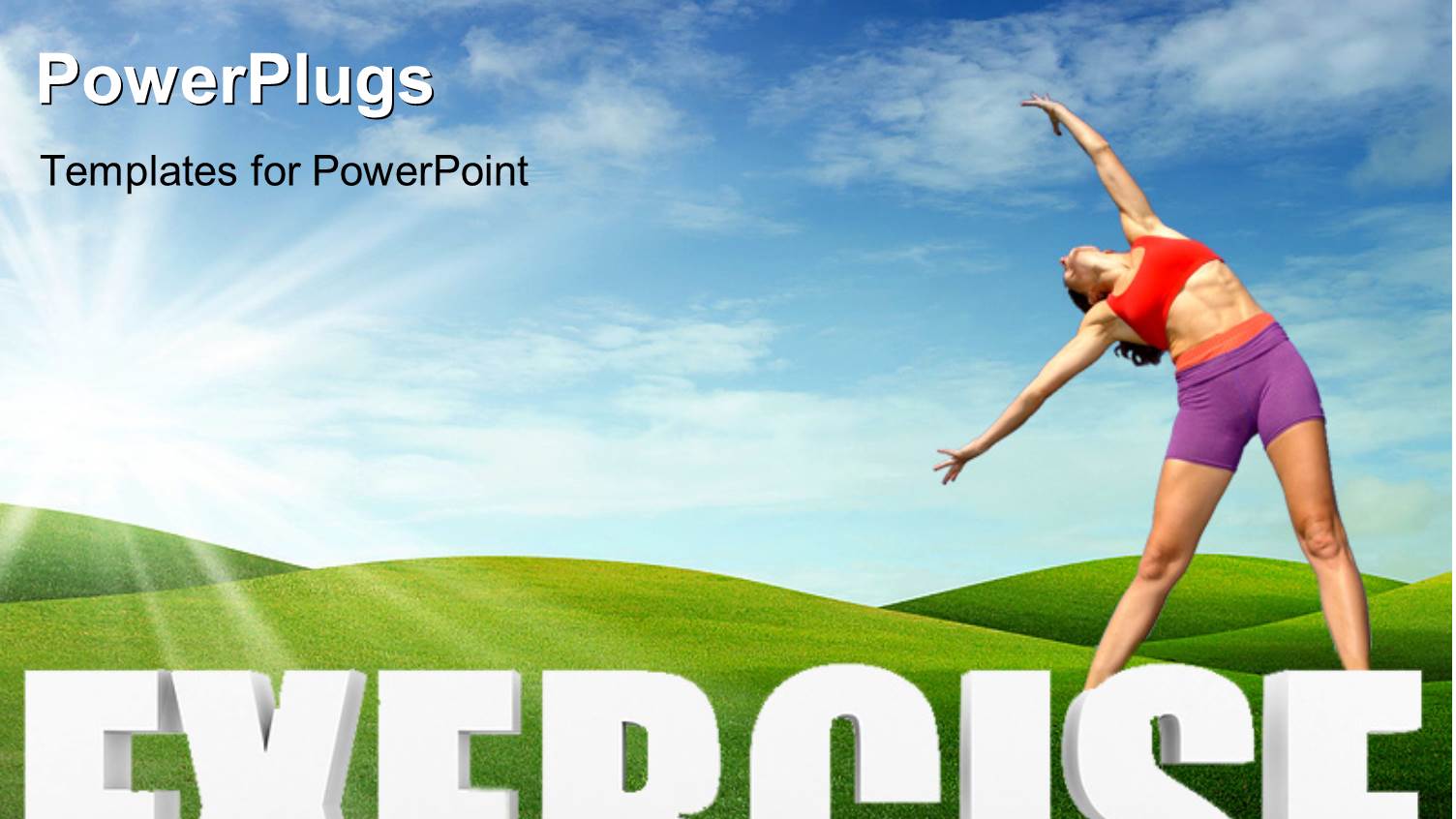 a Girl with Bluish Background and Place for Text