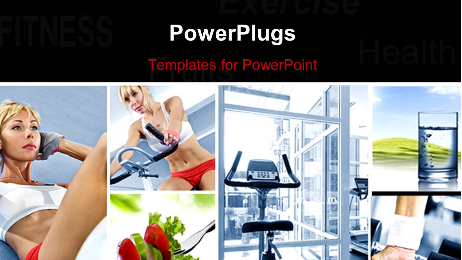 a Girl Doing Exercise with Exercise Machine in Background