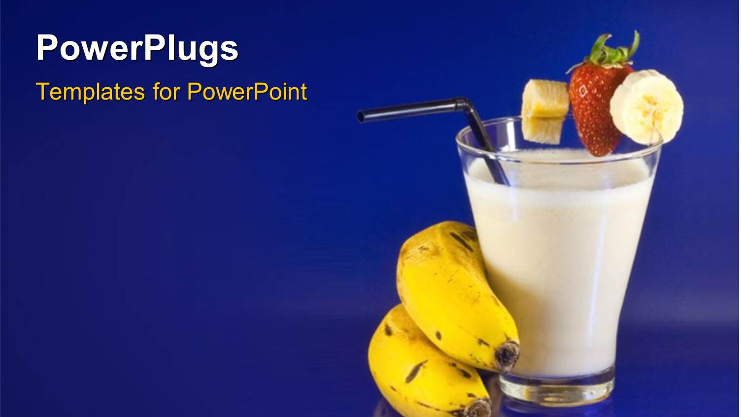 a Glass of Milkshake with Bananas