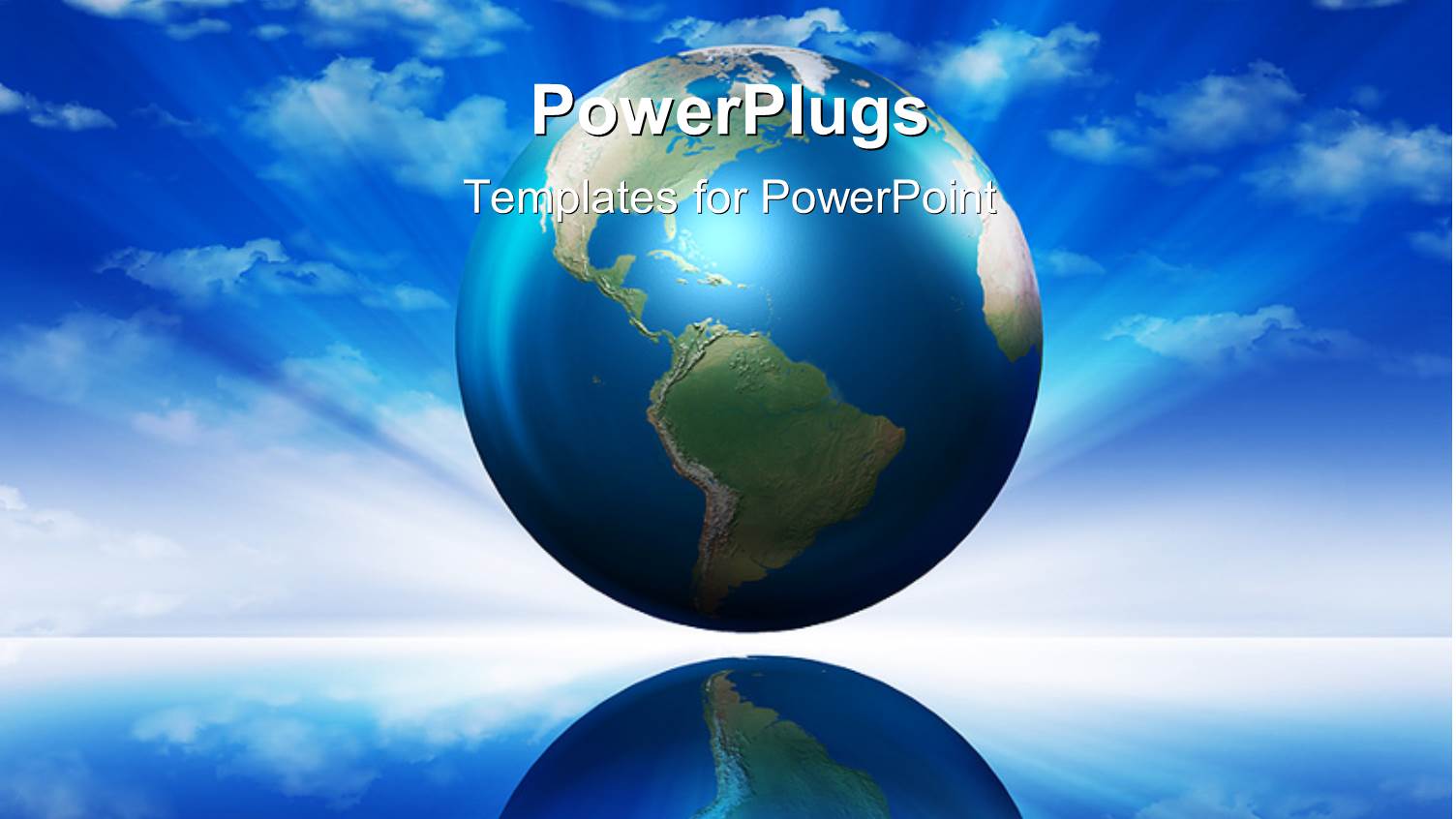 Global Concept with Sky Depicting Environmental Protection