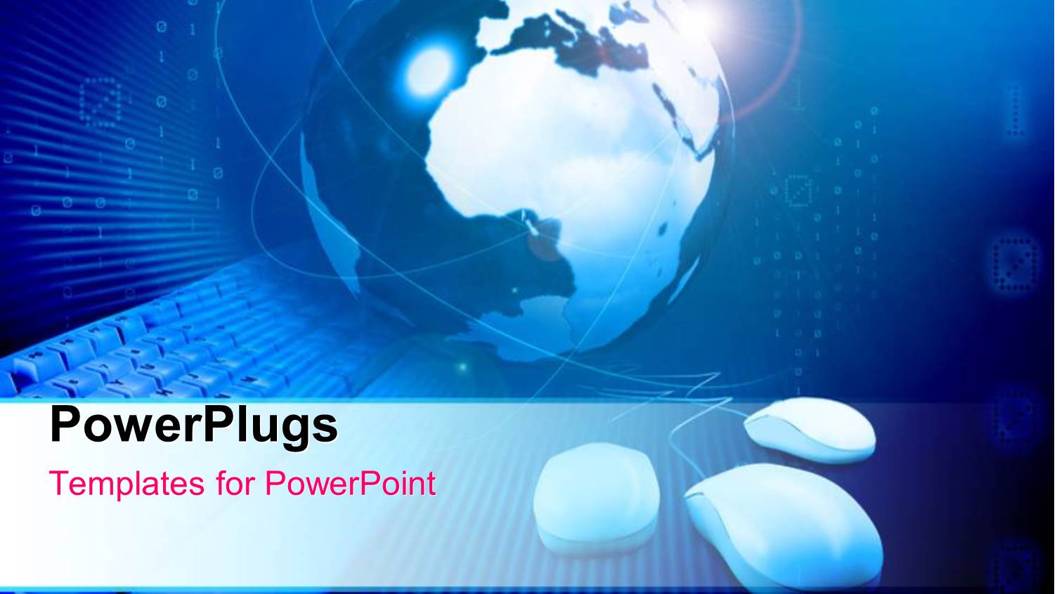 a Globe in the Background with a Bluish Shade