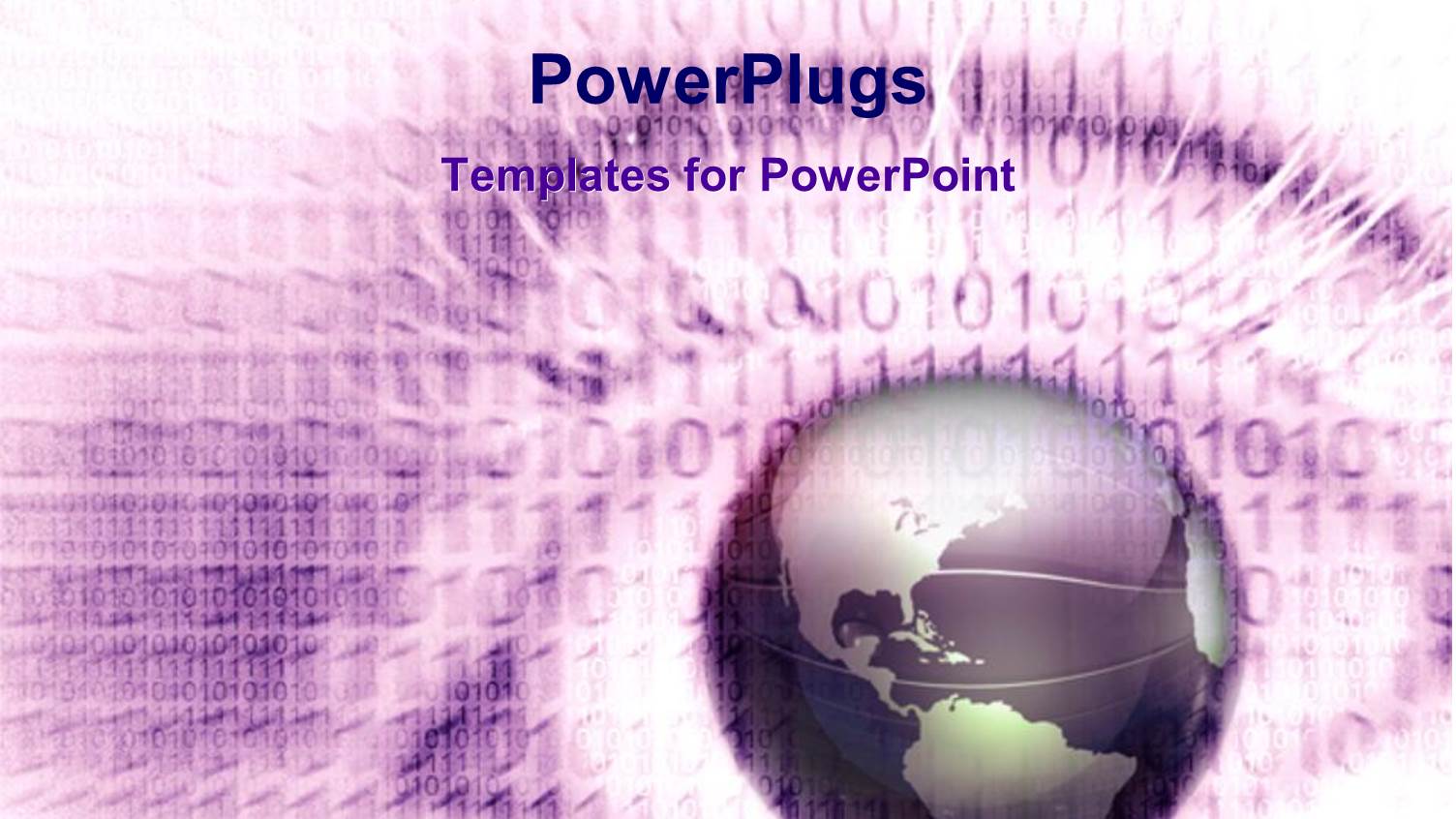 a Globe with Binary Numbers in the Background