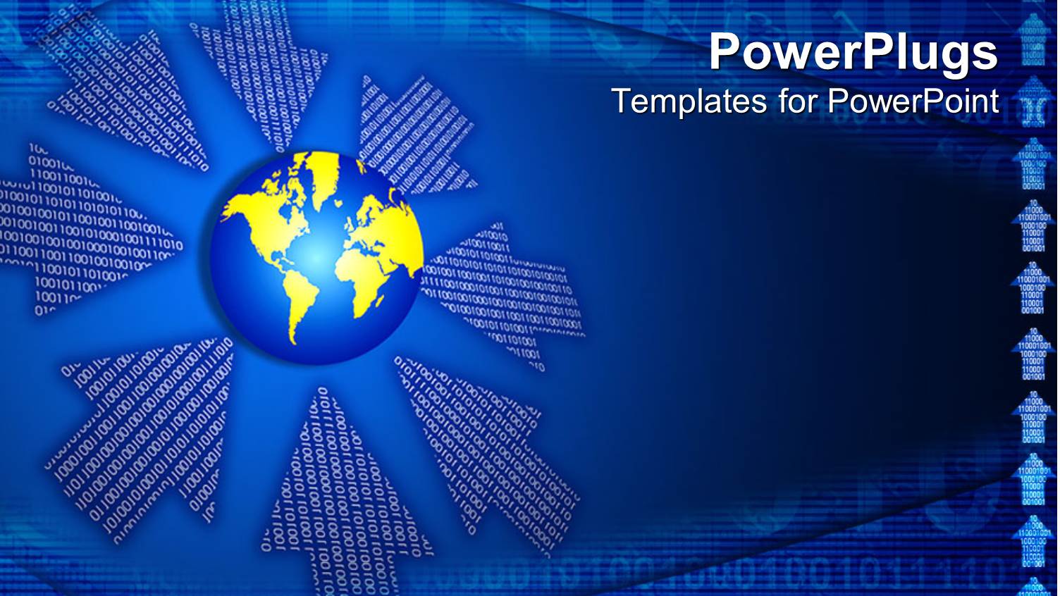 a Globe with a Bluish Background