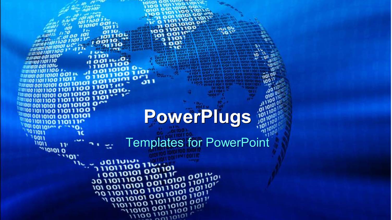 a Globe with Bluish Background and a Place for Text