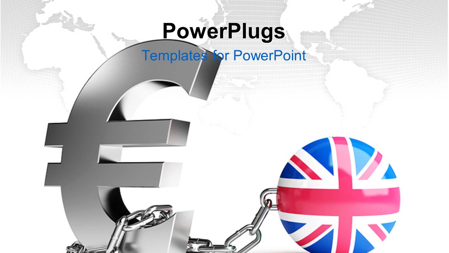 a Globe with British Flag and the Sign of Pound with Map in the Background