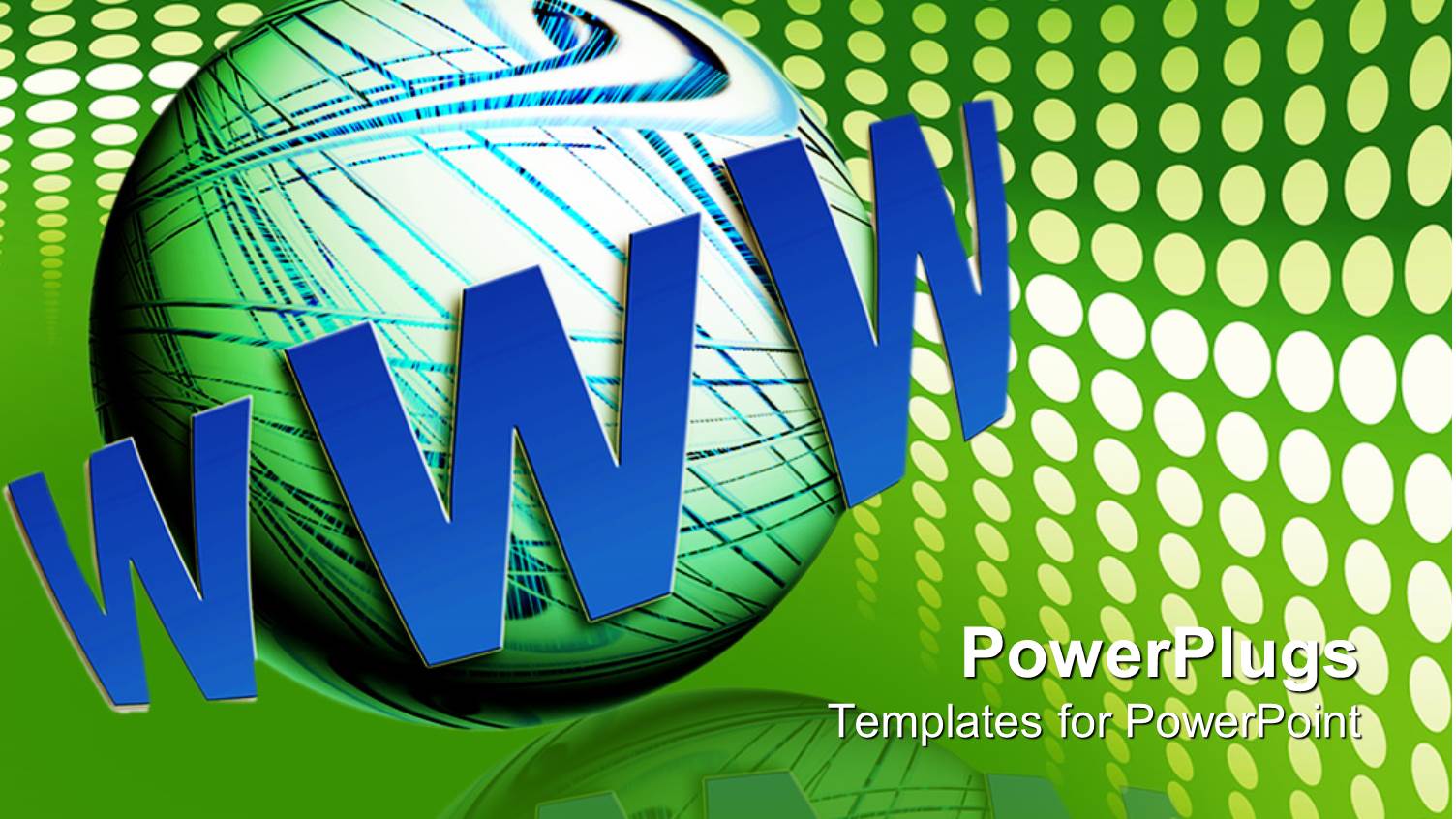 a Globe with Circles in the Background