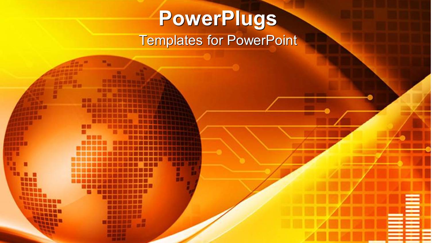 a Globe with a Golden Background