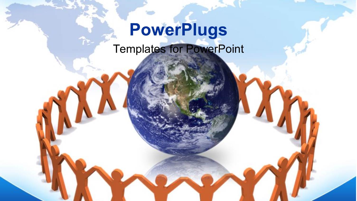 a Globe with a Number of People Surrounding it