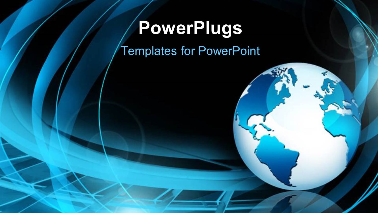 a Globe with a Number of Spirals in the Background