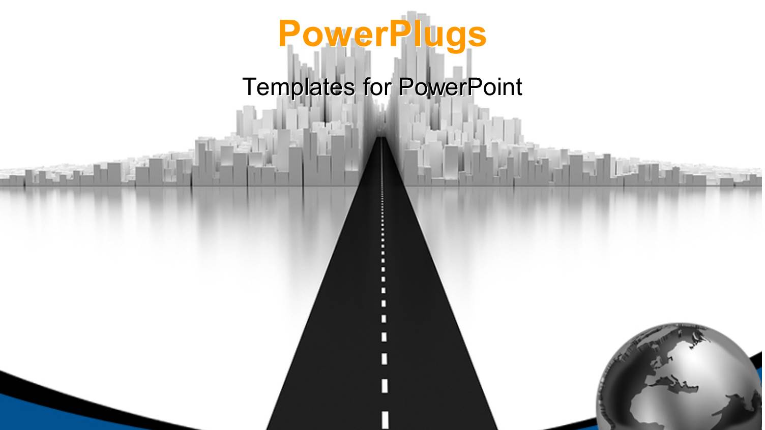 a Globe with a Road to a Castle