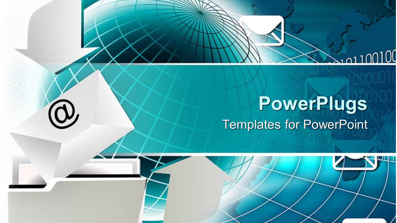 Globe Showing Letter Travelling Around the World