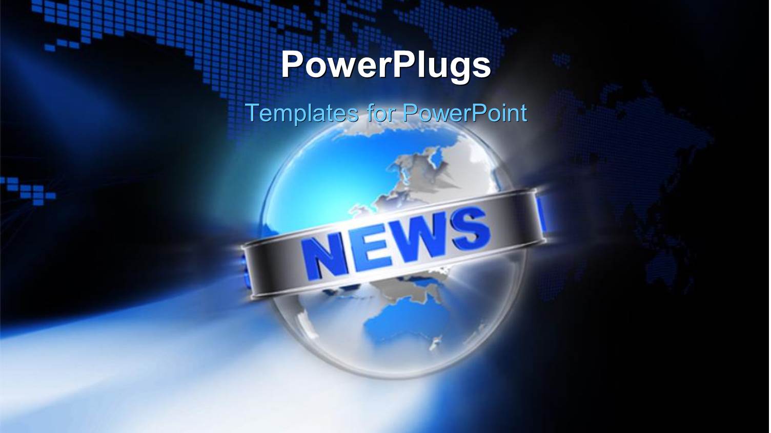 a Globe with the Word News and Map in the Background