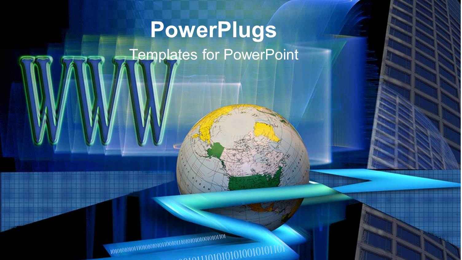 a Globe with Www in the Background