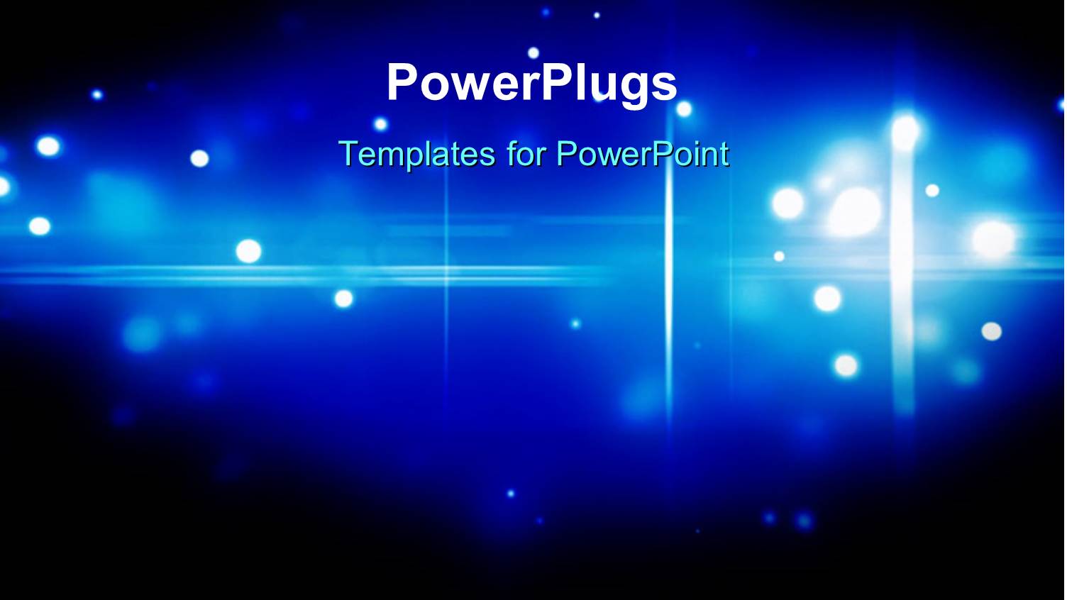 Glowing Abstract Particles in Blue with Black Color