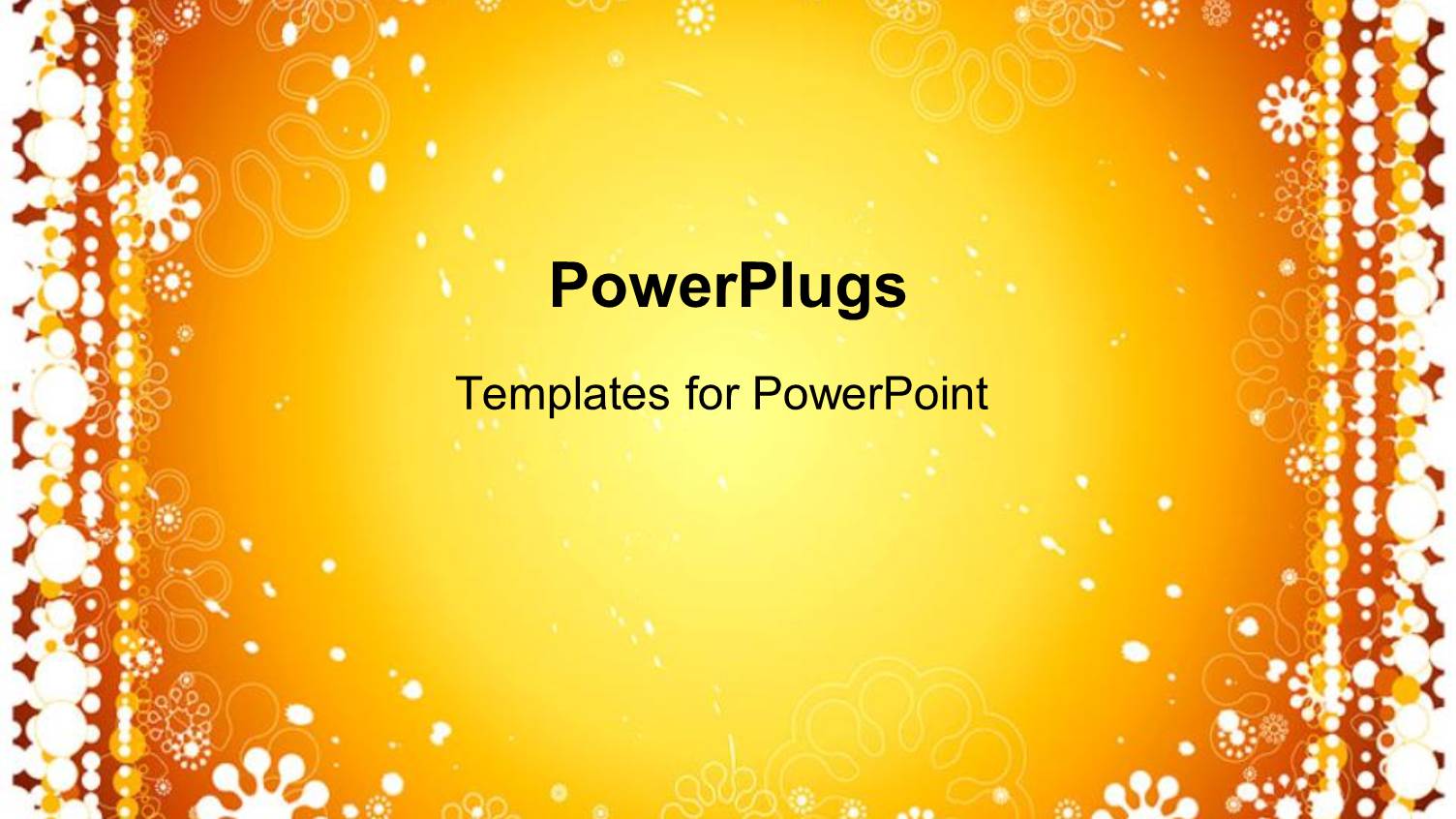 Glowing Golden Background with White Dot Border