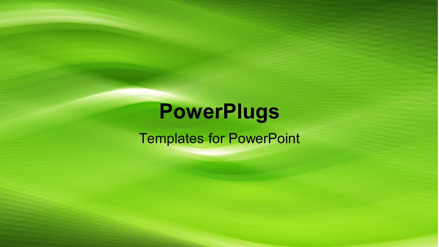 Glowing Green Swirls on Black Background