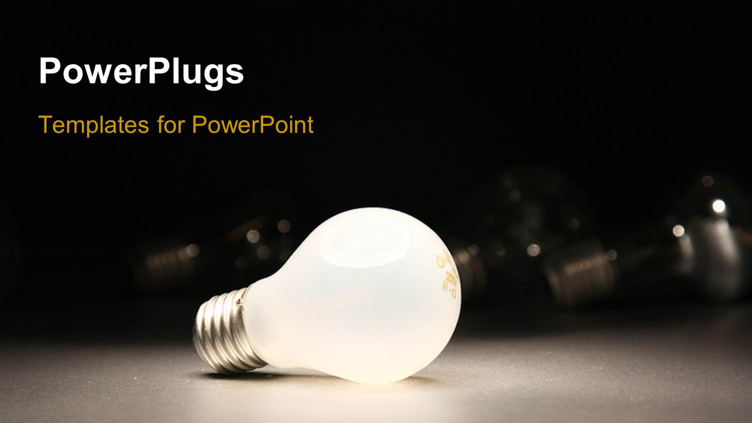 Glowing Light Bulb on Dark Background, New Ideas, Innovation