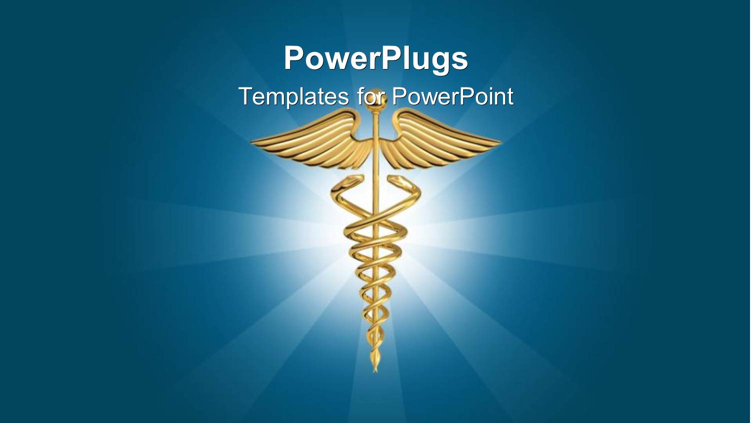 Glowing Medical Symbol on Dark Blue Background 