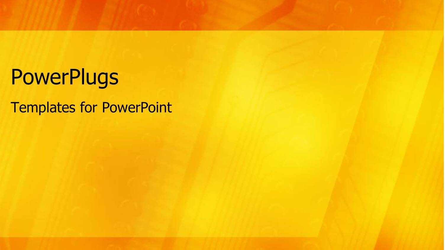 Gold Banner on Abstract Red and Yellow Background