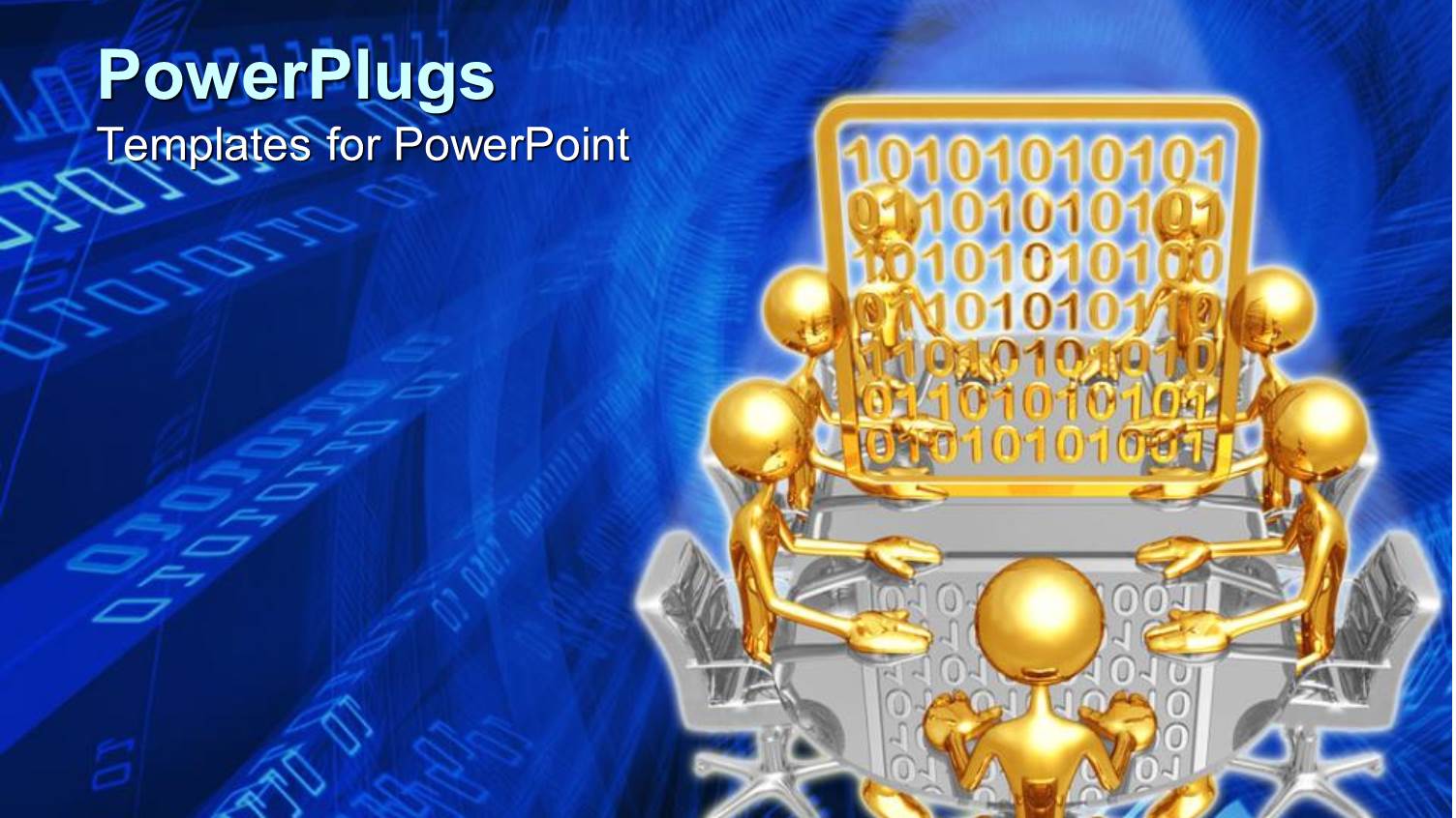 Gold Colored Human Depictions Sitting on a Business Table