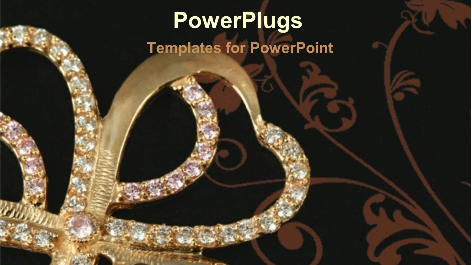 Gold and Diamond Four Leaf Clover