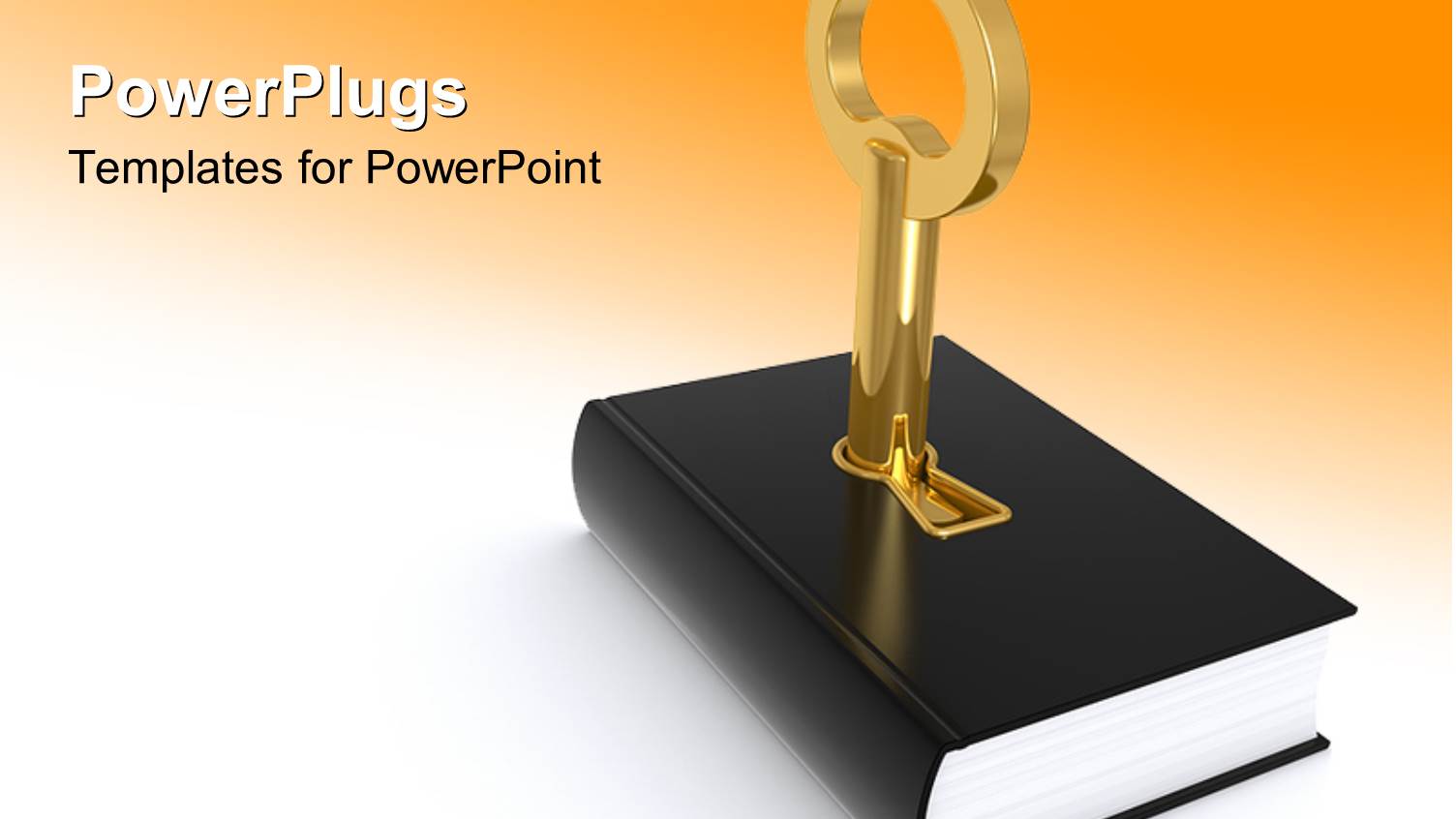 Gold Key in Black Book Lock