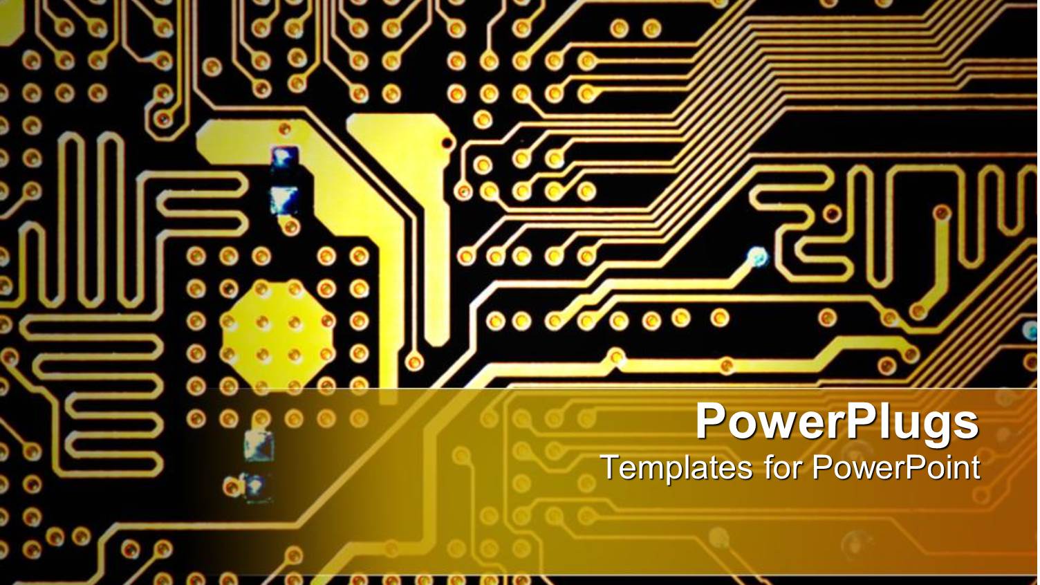 Gold, Orange and Black Circuitboard, Technology, Computers, Electronics