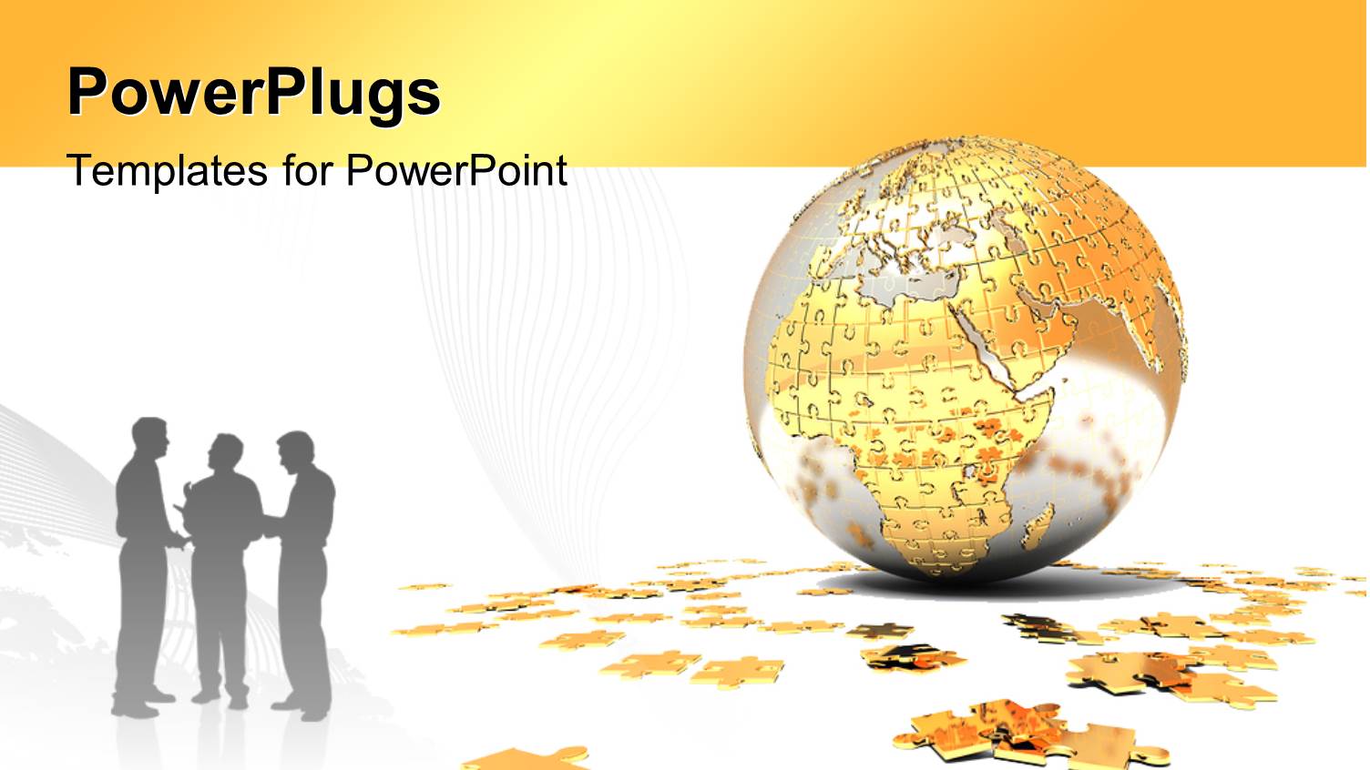 a Golden Globe with a Number of People in Front