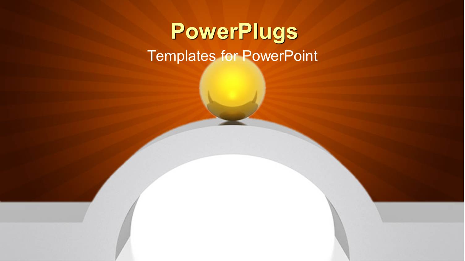 a Golden Globe with Reddish Background