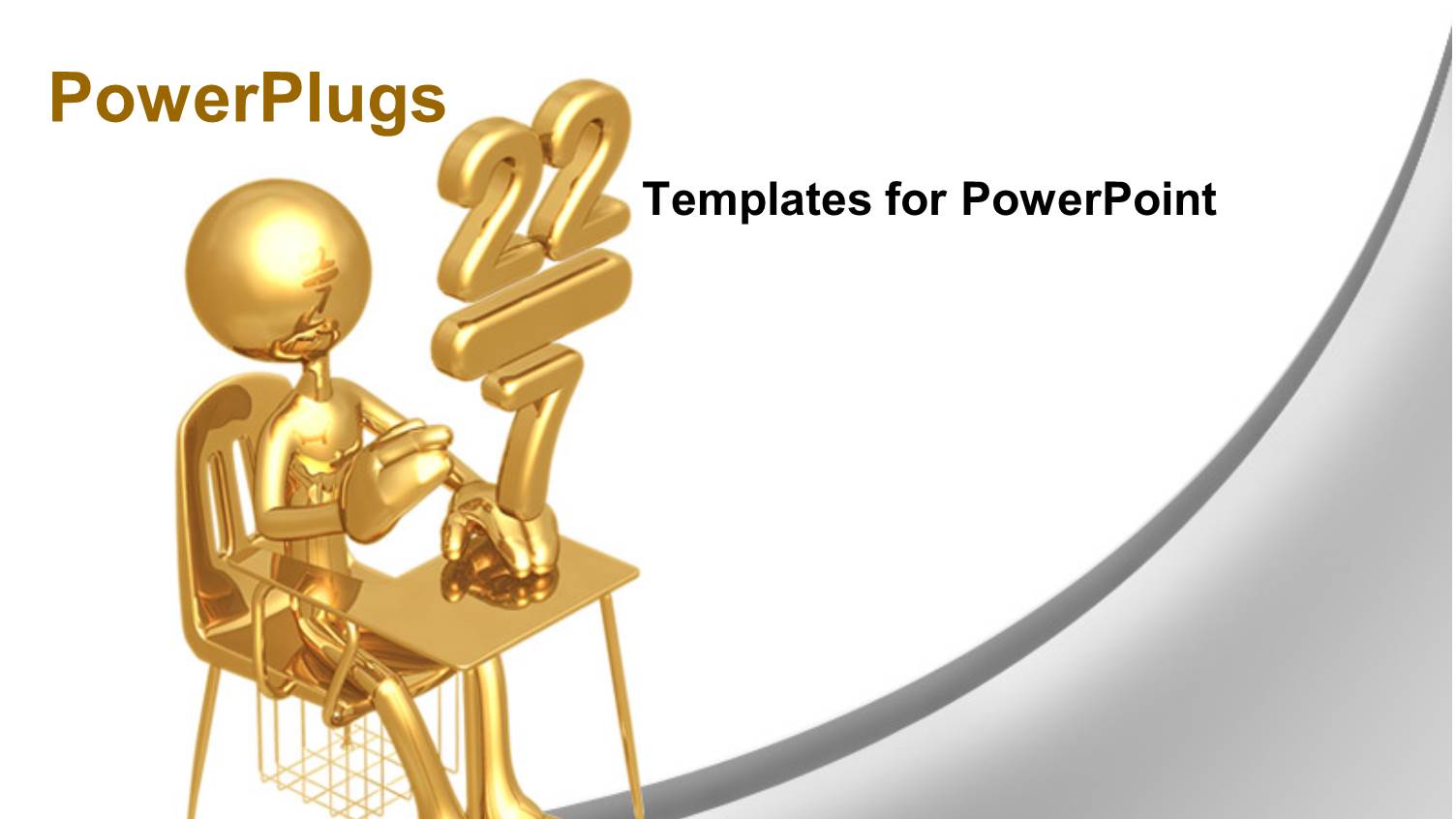 Golden Student Studying Math at School Desk