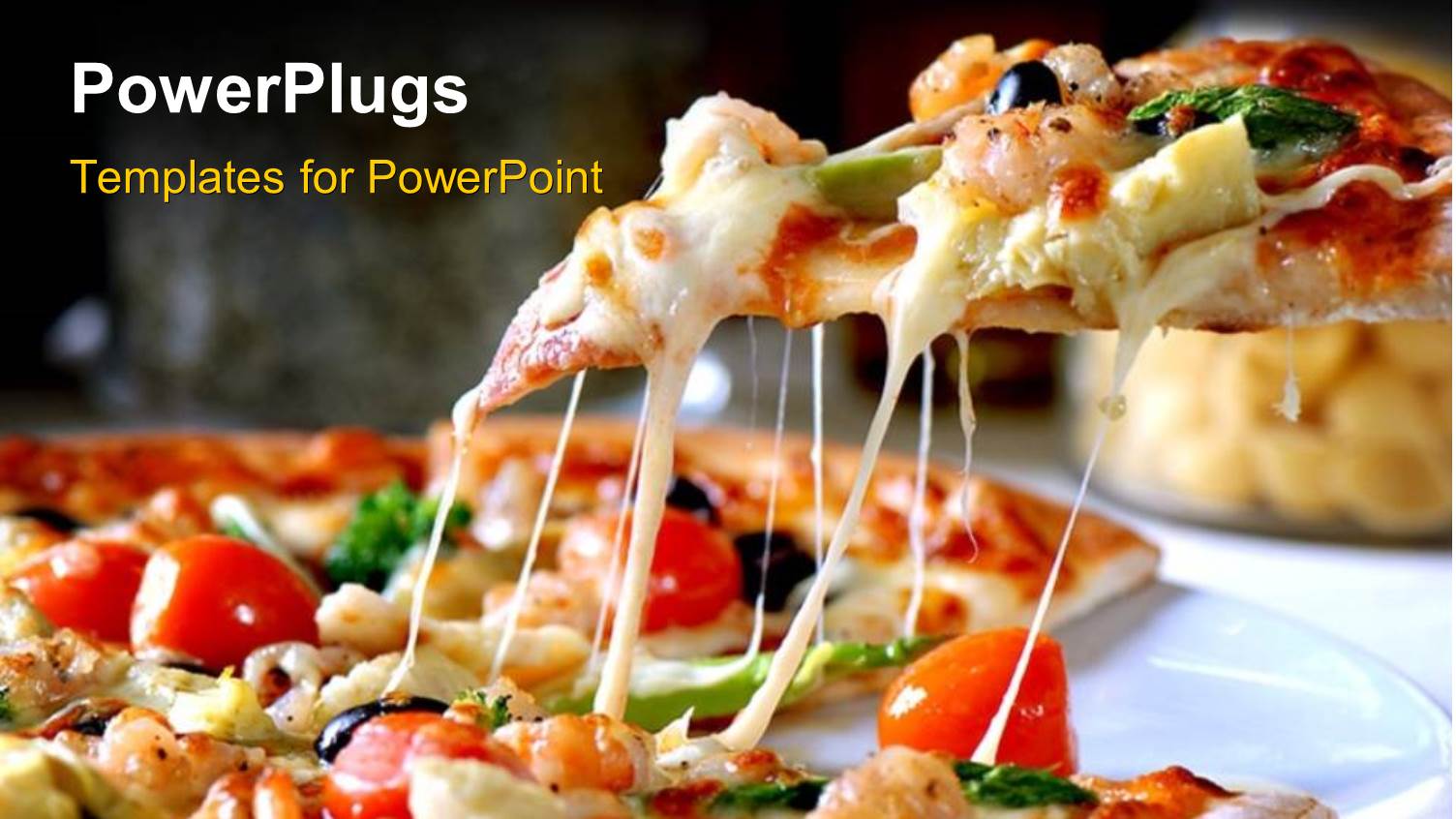 Gourmet Pizza Coming Out of Wood Fired Pizza Oven