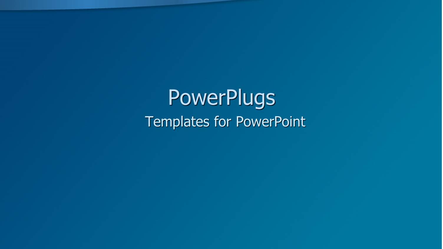 Gradient Teal Blue Background with Shining Curved Band on Top