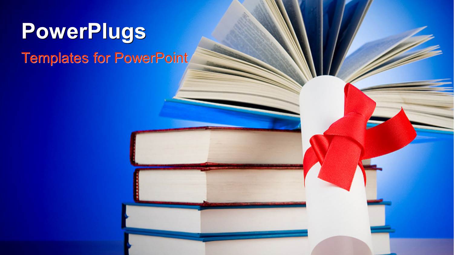 a Graduation Degree with a Bundle of Books