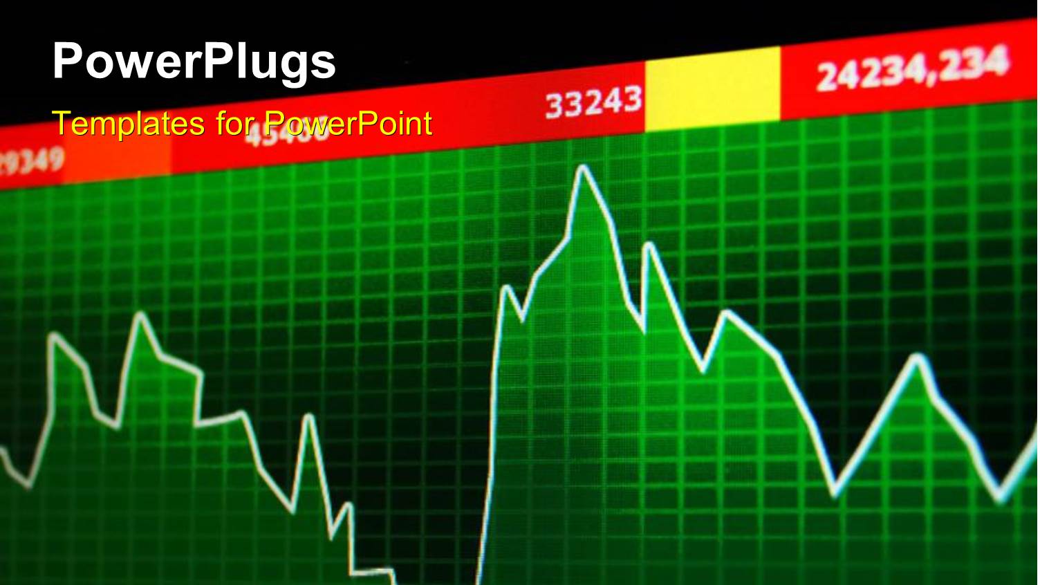 a Green Colored 3d Chart with some Figures