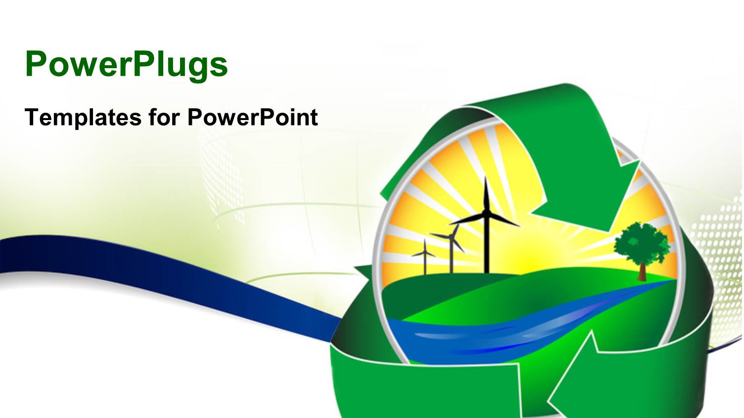 Green Recycle Symbol Around Sphere Over White Background Depicting Ecology Preservation