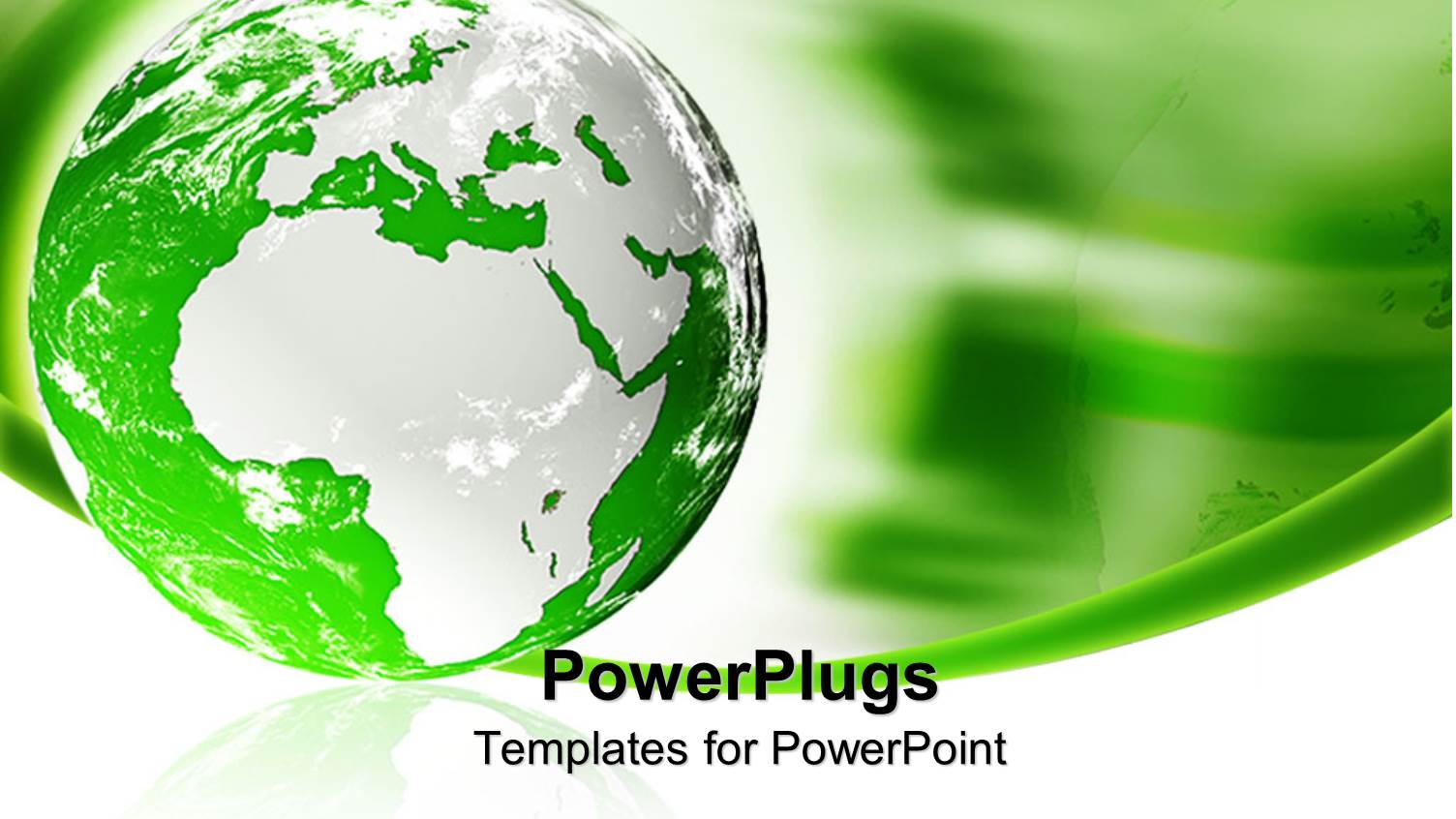 Green and White Globe with Data Cable